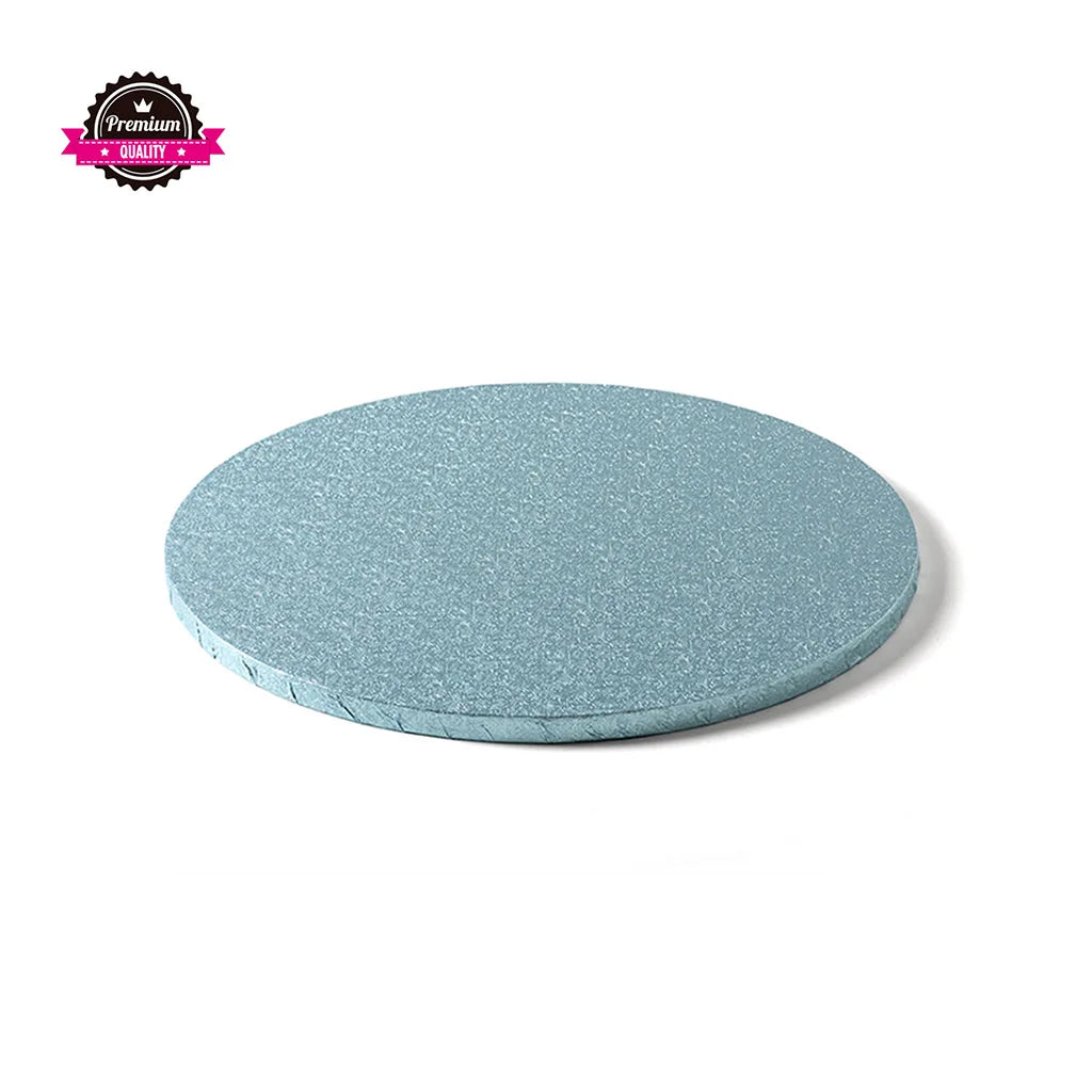 CAKE BOARD TONDO DECORA AZZURRO Ø30 CM X H 1,2 CM (5313822523558)