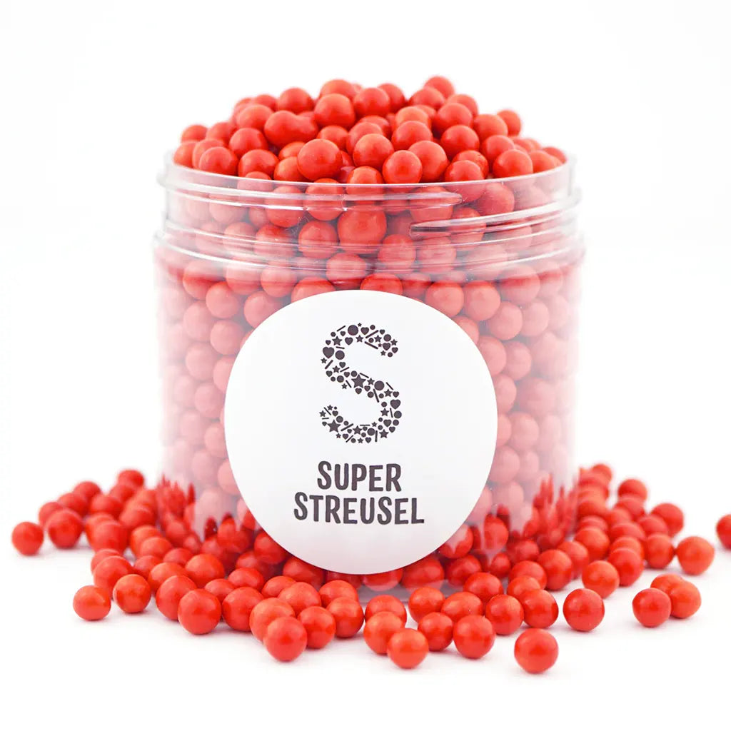 SPRINKLES MINI PALLE ROSSO SUPER STREUSEL 170 G (8731518501201)