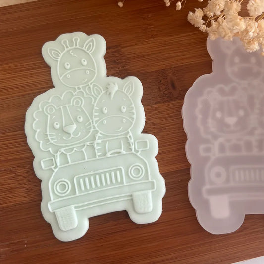 ANIMAL SAFARI STAMPO 3D E CUTTER OH MY COOKIE (8802180825425)