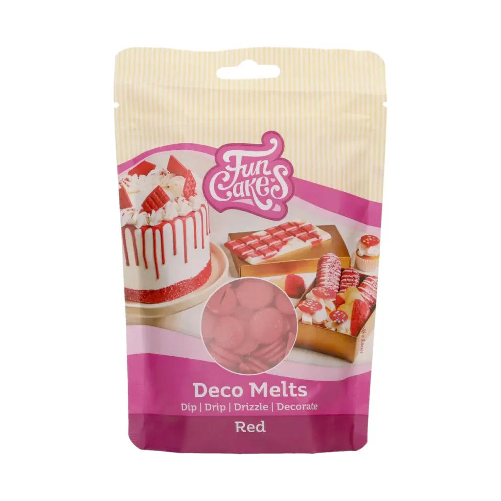DECO MELTS ROSSO FUNCAKES 250 G (6715727937702)