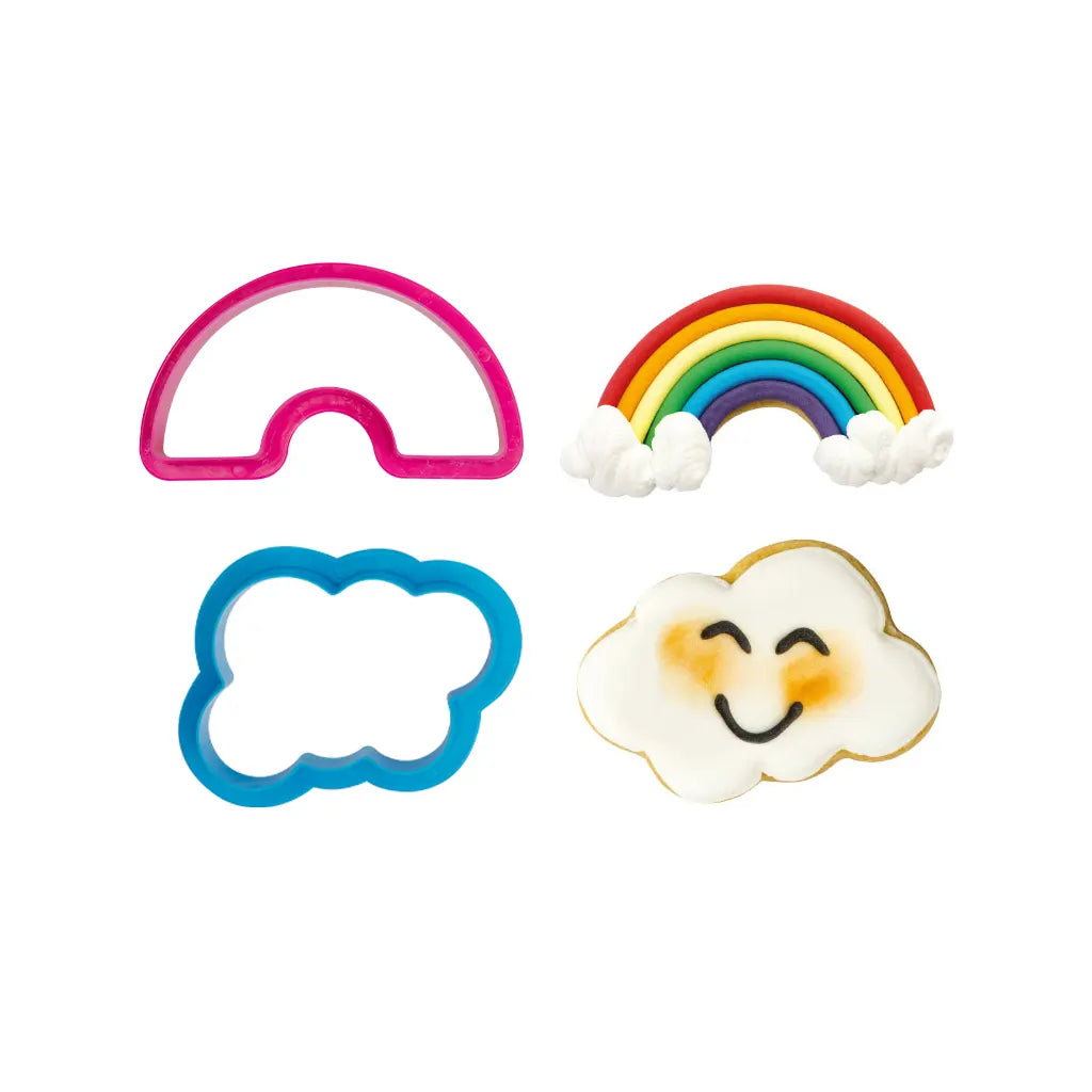 tagliapasta per biscotti arcobaleno e nuvola della Decora (5313772617894)
