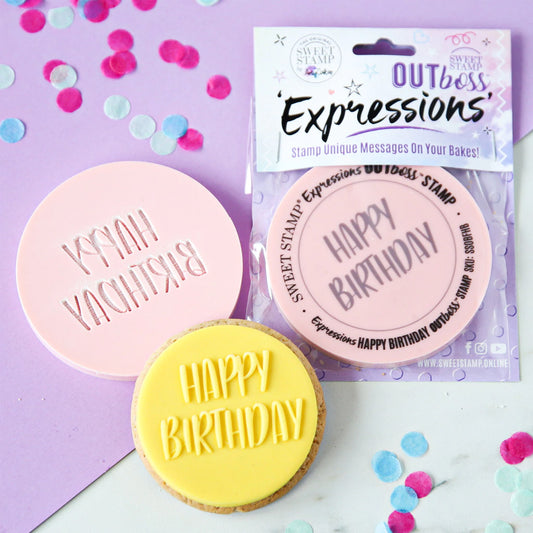 Fun Happy birthday OUTboss Sweet Stamp (7621847253238)