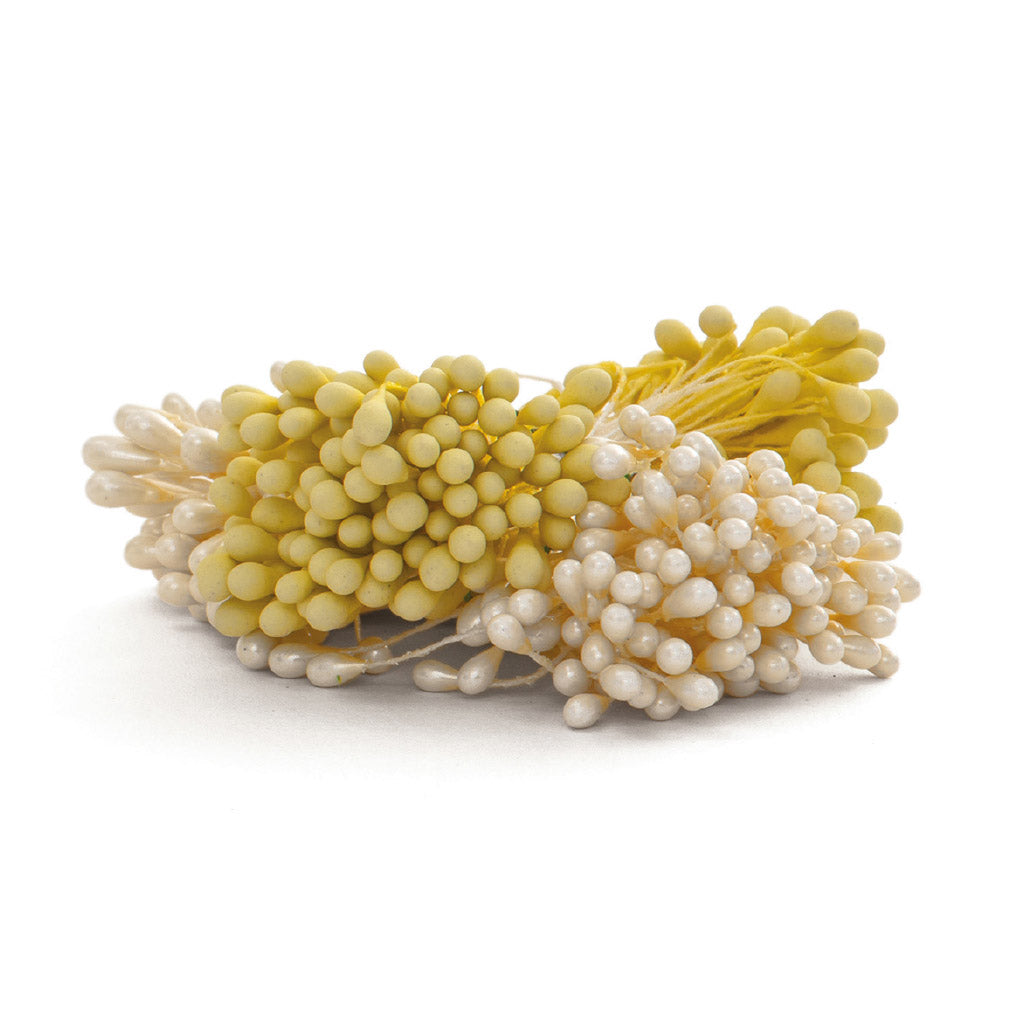 Pistilli per fiori perla e giallo Decora (6874831192230)